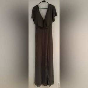 Kennedy Blue Bridesmaid Dress - Olive Green - Courtney - Size 12